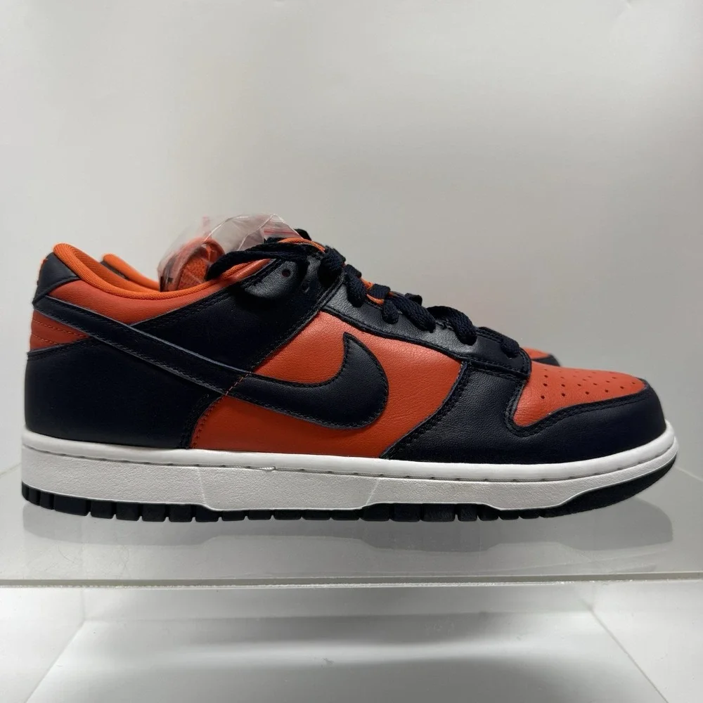 Brand New Nike Dunk Low SP Champ Orange Navy Blue CU1727-800 Men's Size 9